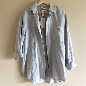 H&M Linen Blend Button Down